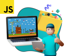 Программирование на JavaScript. Учимся создавать игры! - Школа программирования для детей, компьютерные курсы для школьников, начинающих и подростков - KIBERone г. Паттайя
